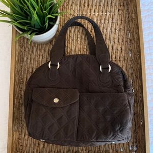 Vera Bradley Solid Brown Woven Bag